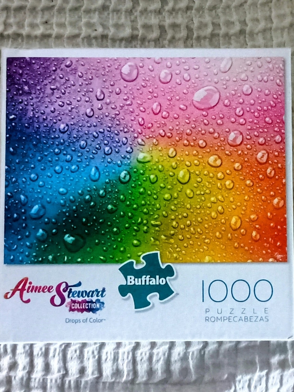 Buffalo David Bitton Drops of Color Rainbow Water Droplets Puzzle